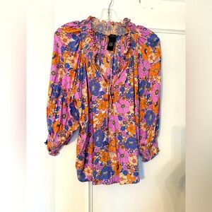 Floral Rachel Zoe blouse